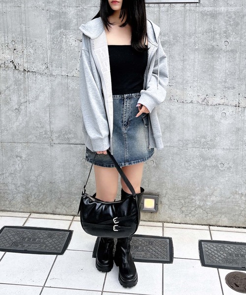 INGNI（イング）の「デニムカーゴスカート（デニムスカート・レディース・グレー/ブルー系その他/ブルー系その他4・FREE）」の19枚目の写真