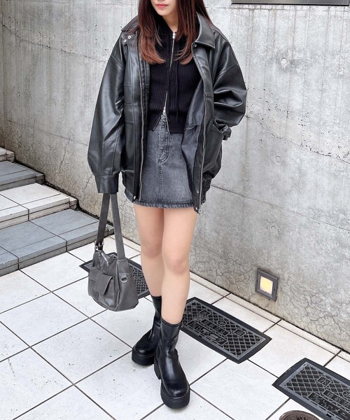 INGNI（イング）の「デニムカーゴスカート（デニムスカート・レディース・グレー/ブルー系その他/ブルー系その他4・FREE）」の10枚目の写真