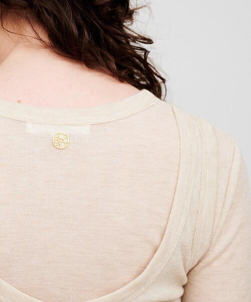 cloenc（クロエンス）の「【手洗い可】シアーレイヤードプルオーバー（その他トップス・レディース・ダークグレー/ベージュ/ホワイト・02）」の13枚目の写真