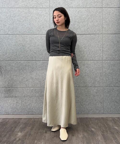 cloenc（クロエンス）の「【手洗い可】シアーレイヤードプルオーバー（その他トップス・レディース・ダークグレー/ベージュ/ホワイト・02）」の21枚目の写真