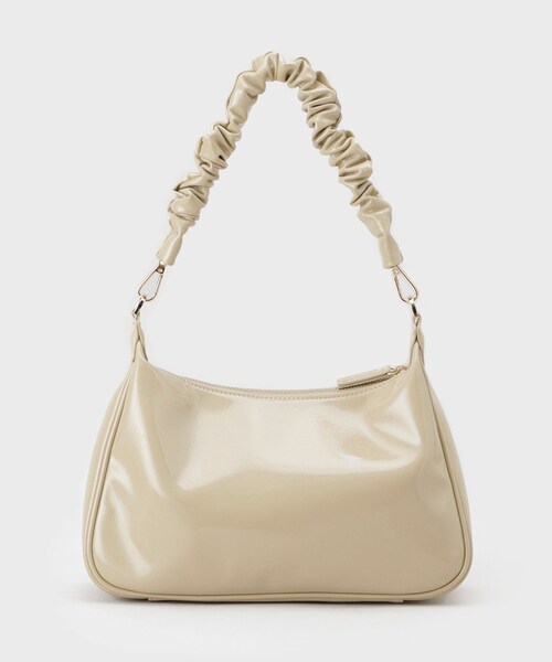 UNTITLED（アンタイトル）の「エナメルシャーリングハンドバッグ（ハンドバッグ・レディース・グリーン系/オフホワイト/ベージュ・99）」の7枚目の写真