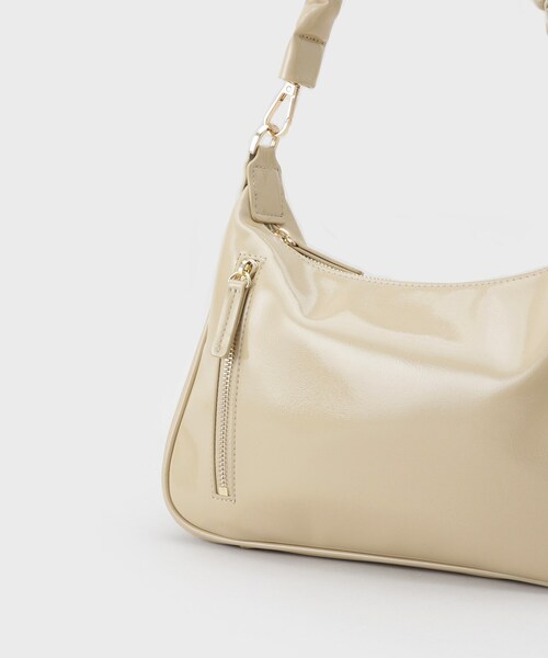 UNTITLED（アンタイトル）の「エナメルシャーリングハンドバッグ（ハンドバッグ・レディース・グリーン系/オフホワイト/ベージュ・99）」の13枚目の写真