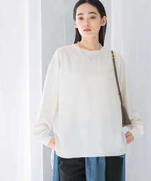 URBAN RESEARCH ROSSO WOMEN | 『WEB/一部店舗限定』リブドッキングジョーゼットブラウス(シャツ/ブラウス)