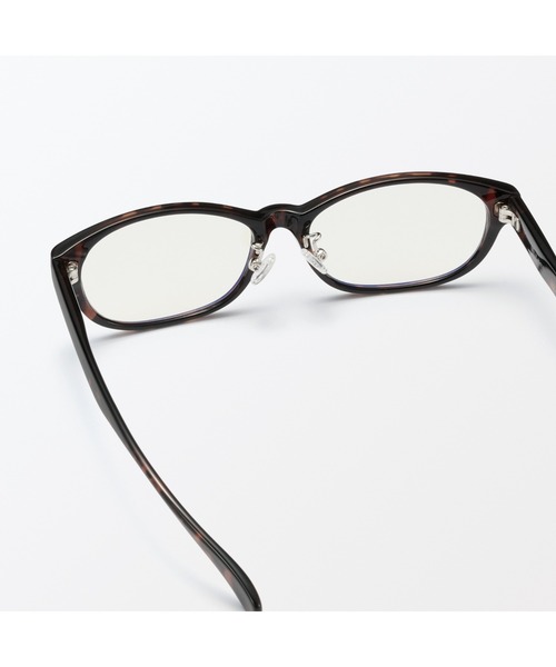 無印良品（ムジルシリョウヒン）の「ブルーライト対応　オーバル型サングラス（サングラス・レディース・ブラック/ブラウン・FREE）」の5枚目の写真