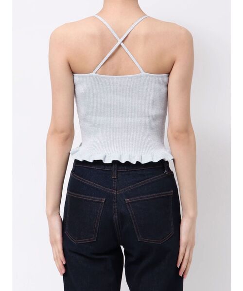 jouetie（ジュエティ）の「ラメフリルニットアンサンブル サマーニット（アンサンブル・レディース・ブラック/ブルー/ピンク・MEDIUM）」の5枚目の写真