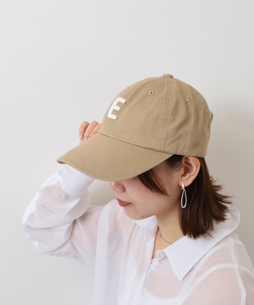 Sense of Grace（センスオブグレース）の「3Dロゴ刺繍　ロングバイザーキャップ（キャップ・メンズ・ネイビー/グリーン/ブラック/ベージュ/その他・FREE）」の13枚目の写真