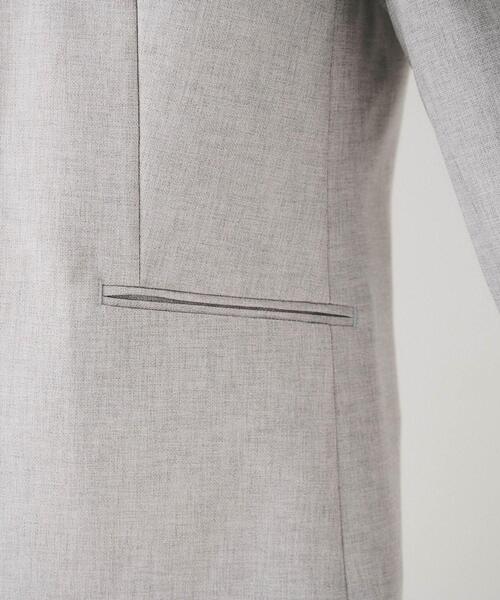 UNTITLED（アンタイトル）の「【セットアップ可能】リネンライク カラーレスジャケット（ノーカラージャケット・レディース・ライトベージュ/ライトグレー/ネイビー・00/01/02/03/04/42/44/46/48/50）」の9枚目の写真