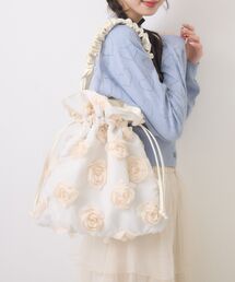 ems excite | バラモチーフトートBAG(ショルダーバッグ)