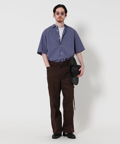セール】＜Steven Alan＞ 60 シボ チェック ALINE LOOSE CASUAL