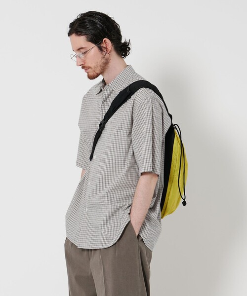 Steven Alan(スティーブンアラン)の「<Steven Alan> 60 シボ チェック ALINE LOOSE CASUAL(シャツ/ブラウス・メンズ・ネイビー/オフホワイト/ブラック・S/M/L/XL)」の7枚目の写真