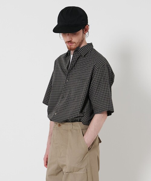 Steven Alan(スティーブンアラン)の「<Steven Alan> 60 シボ チェック ALINE LOOSE CASUAL(シャツ/ブラウス・メンズ・ネイビー/オフホワイト/ブラック・S/M/L/XL)」の12枚目の写真