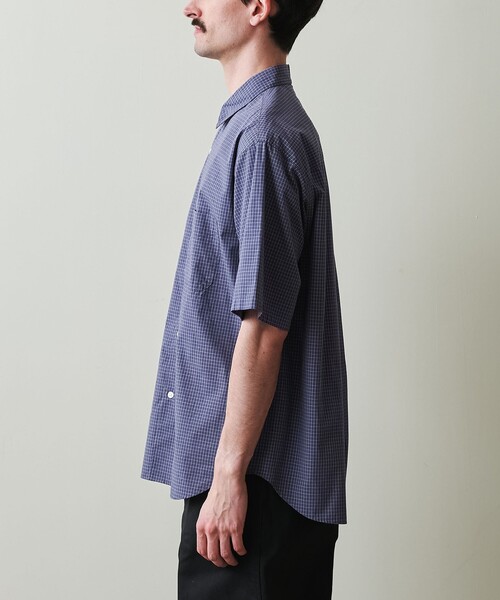新品　steven alan チェック柄 半袖シャツ STEVEN ALAN シャツ 「Steven Alan」 シアー マドラスチェック