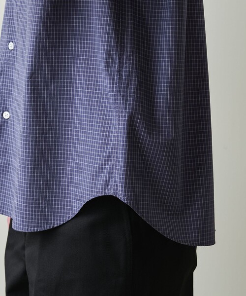 Steven Alan(スティーブンアラン)の「<Steven Alan> 60 シボ チェック ALINE LOOSE CASUAL(シャツ/ブラウス・メンズ・ネイビー/オフホワイト/ブラック・S/M/L/XL)」の19枚目の写真