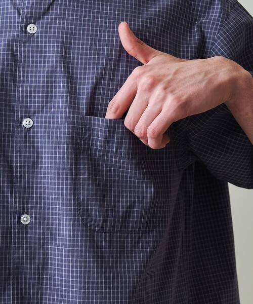 Steven Alan(スティーブンアラン)の「<Steven Alan> 60 シボ チェック ALINE LOOSE CASUAL(シャツ/ブラウス・メンズ・ネイビー/オフホワイト/ブラック・S/M/L/XL)」の22枚目の写真