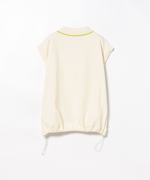 BEAMS HEART（ビームスハート）の「ドロスト ノースリーブ ポロニット（ポロシャツ・レディース・ホワイト系その他5/ピンク/ブラウン系その他4/レッド・FREE）」の12枚目の写真