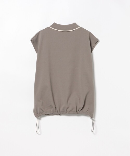 BEAMS HEART（ビームスハート）の「ドロスト ノースリーブ ポロニット（ポロシャツ・レディース・ホワイト系その他5/ピンク/ブラウン系その他4/レッド・FREE）」の19枚目の写真