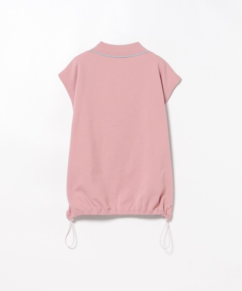 BEAMS HEART（ビームスハート）の「ドロスト ノースリーブ ポロニット（ポロシャツ・レディース・ホワイト系その他5/ピンク/ブラウン系その他4/レッド・FREE）」の13枚目の写真