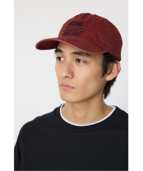 RODEO CROWNS WIDE BOWL(ロデオクラウンズワイドボウル)の「ピグメントロゴキャップ(キャップ・メンズ・チャコールグレー/バーガンディー/ネイビー・FREE)」の2枚目の写真