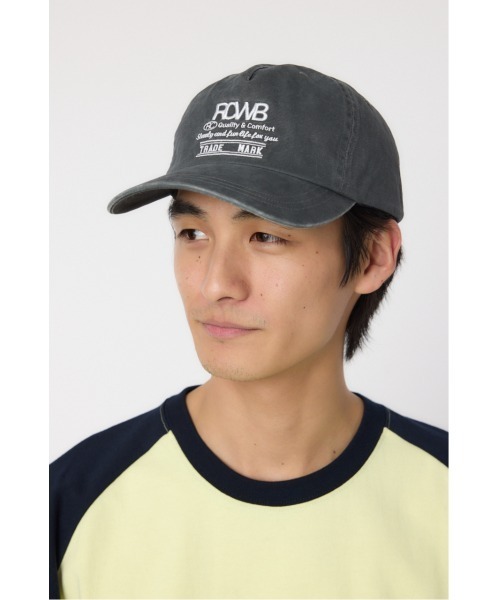 RODEO CROWNS WIDE BOWL(ロデオクラウンズワイドボウル)の「ピグメントロゴキャップ(キャップ・メンズ・チャコールグレー/バーガンディー/ネイビー・FREE)」の3枚目の写真