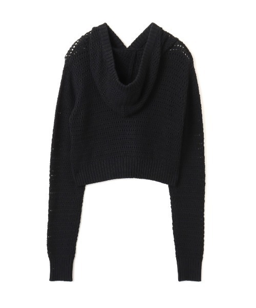 atmos pink（アトモスピンク）の「atmos pink Hoodie Knit Cardigan / アトモス ピンク フーディ ニット カーディガン（ニット/セーター・レディース・ピンク/アイボリー/ブラック・FREE）」の13枚目の写真