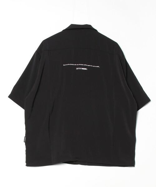 ADAM PATEK（アダムパテック）の「【ADAMPATEK/アダムパテック】ovmad embroidery short sleeve shirt/刺繍入りドレープ半袖シャツ（シャツ/ブラウス・メンズ・ブラック/ホワイト・2/1）」の19枚目の写真