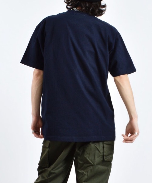 MODISH GAZE（モディシュガゼ）の「【MODISH GAZE】デイジープリントTシャツ(CP)（Tシャツ/カットソー・レディース・ネイビー/ブラック/ホワイト・L/XL/M）」の9枚目の写真