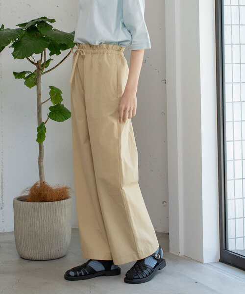 パンツ POOU POU DOU パンツ タックワイドパンツ レディース : ZOZOTOWN