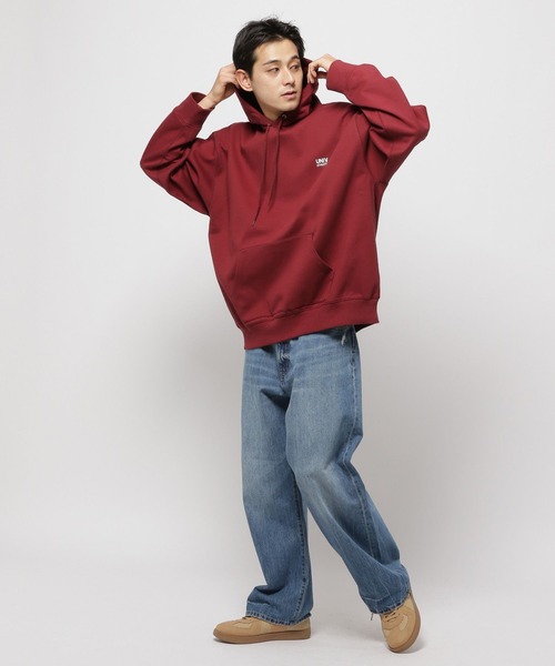 niko and...（ニコアンド）の「度詰めダンボールパーカー（パーカー・メンズ・グリーン/ボルドー/ブラック・LARGE/MEDIUM）」の21枚目の写真