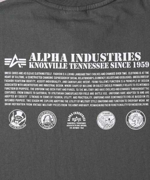 ALPHA_(アルファ)の「ALPHA(アルファ)バックプリントTシャツ(Tシャツ/カットソー・メンズ・ホワイト/ブラック/グリーン・M/XL/L)」の20枚目の写真