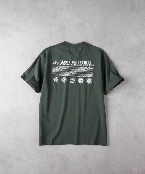 ALPHA_(アルファ)の「ALPHA(アルファ)バックプリントTシャツ(Tシャツ/カットソー・メンズ・ホワイト/ブラック/グリーン・M/XL/L)」の21枚目の写真