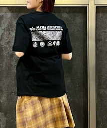ALPHA_ | ALPHA(アルファ)バックプリントTシャツ(Tシャツ/カットソー)