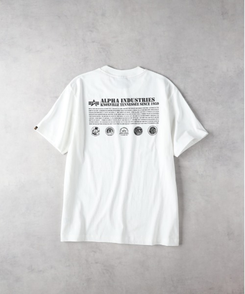 ALPHA_(アルファ)の「ALPHA(アルファ)バックプリントTシャツ(Tシャツ/カットソー・メンズ・ホワイト/ブラック/グリーン・M/XL/L)」の12枚目の写真