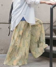 柄ワイドパンツ