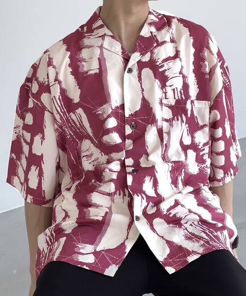 NEIGHBORHOOD　PANTHER　総柄　開襟シャツ NEIGHBORHOOD ネイバーフッド 19SS ALOHA.PANTHER/LY-SHIRT.SS