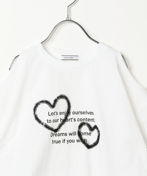 BAYFLOW（ベイフロー）の「[一枚でトレンド感☆]チュール刺繍Tシャツ(KIDS)（Tシャツ/カットソー・キッズ・パープル/ブラック/オフホワイト・110cm/150cm/140cm/130cm/120cm）」の7枚目の写真