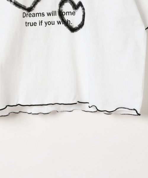 BAYFLOW（ベイフロー）の「[一枚でトレンド感☆]チュール刺繍Tシャツ(KIDS)（Tシャツ/カットソー・キッズ・パープル/ブラック/オフホワイト・110cm/150cm/140cm/130cm/120cm）」の5枚目の写真