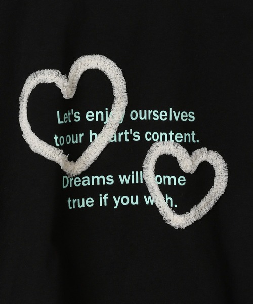 BAYFLOW（ベイフロー）の「[一枚でトレンド感☆]チュール刺繍Tシャツ(KIDS)（Tシャツ/カットソー・キッズ・パープル/ブラック/オフホワイト・110cm/150cm/140cm/130cm/120cm）」の19枚目の写真