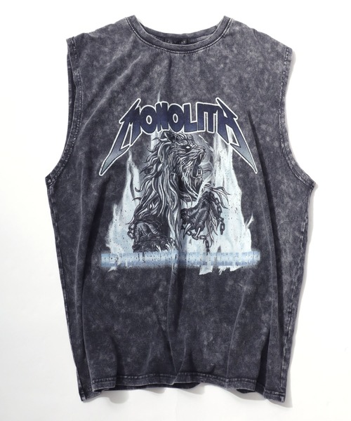 セール】Rock Sleeveless T-shirt/オーバーサイズ ヴィンテージ