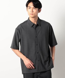 Grand PARK | ジャガードメッシュ半袖シャツ(シャツ/ブラウス)