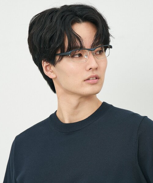 by。プロフ見てね！ ウェリントン型 メガネ｜(跳ね上げ式) ｜ズレ落ち防止