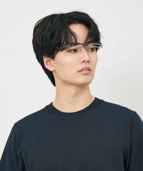 ウェリントン型 メガネ｜(跳ね上げ式) ｜ズレ落ち防止