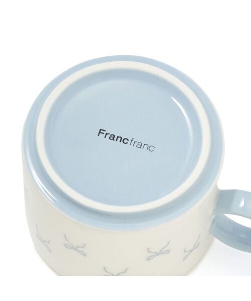 リボン カップ&ソーサー ブルー（食器）｜Francfranc（フラン