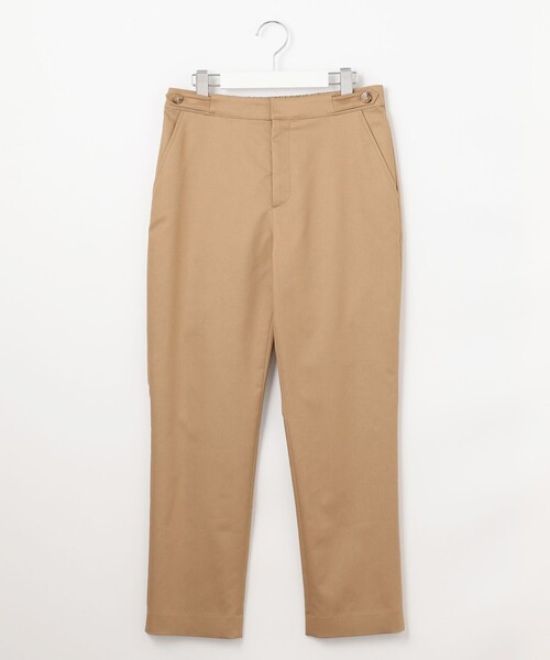 ジェイプレス　ノーカラー　パンツ テーパードパンツ　大きいサイズ　XL 手洗可 シワになりにくい】コットンフィッティーシャーク テーパード