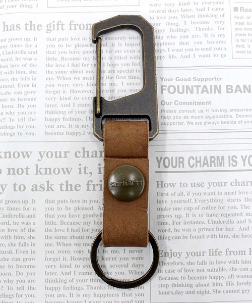Carhartt(カーハート)の「サドルレザーキーキーパー Saddle Leather Key Keeper(キーホルダー・メンズ・ブラウン・O/S)」の2枚目の写真