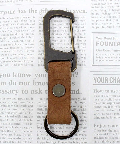 Carhartt(カーハート)の「サドルレザーキーキーパー Saddle Leather Key Keeper(キーホルダー・メンズ・ブラウン・O/S)」の3枚目の写真