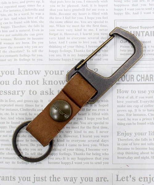 Carhartt(カーハート)の「サドルレザーキーキーパー Saddle Leather Key Keeper(キーホルダー・メンズ・ブラウン・O/S)」の4枚目の写真