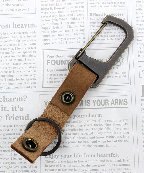Carhartt(カーハート)の「サドルレザーキーキーパー Saddle Leather Key Keeper(キーホルダー・メンズ・ブラウン・O/S)」の5枚目の写真
