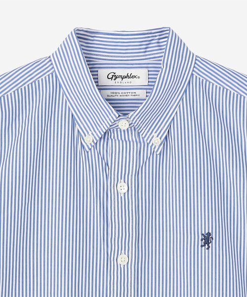 GYMPHLEX(ジムフレックス)の「Gymphlex | コットン フレンチスリーブシャツ STRIPE WOMEN(シャツ/ブラウス・レディース・ブルー系その他・12/14)」の8枚目の写真