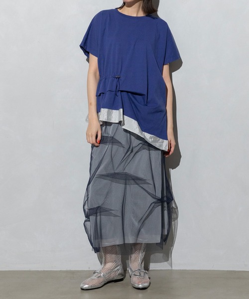 MARECHAL TERRE(マルシャルテル)の「チュールレイヤードスカート(スカート・レディース・ライトグレー/ブラック/ネイビー/グレー・MEDIUM)」の10枚目の写真