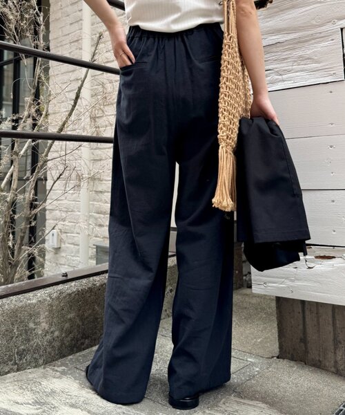 CIAOPANIC TYPY(チャオパニックティピー)の「リネンライクウエストマークリラックスパンツ(その他パンツ・レディース・ブラウン/アイボリー/ブラック・SMALL/MEDIUM)」の13枚目の写真